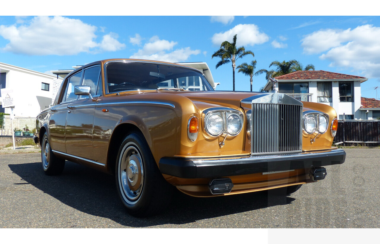 2/1979 Rolls-Royce Silver Shadow II 4d Saloon Gold 6.8L V8