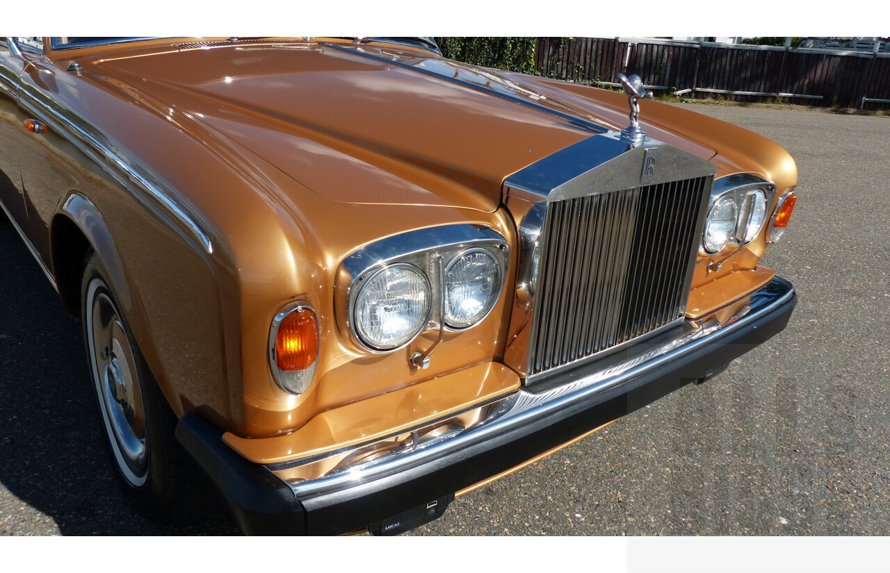 2/1979 Rolls-Royce Silver Shadow II 4d Saloon Gold 6.8L V8