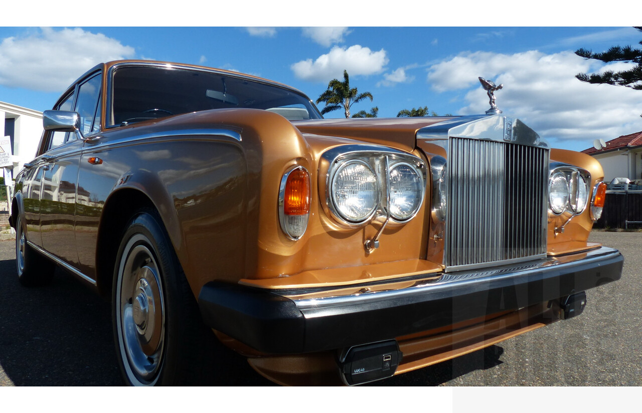 2/1979 Rolls-Royce Silver Shadow II 4d Saloon Gold 6.8L V8