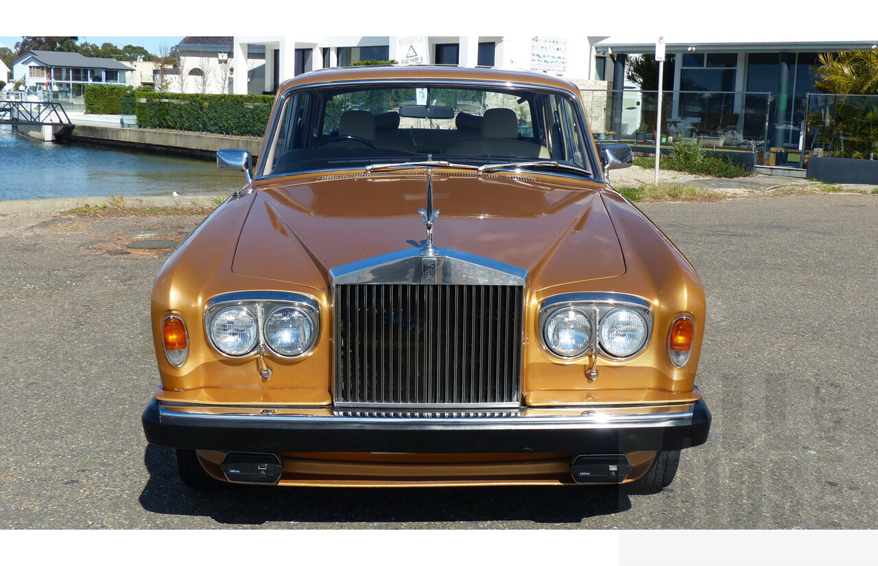 2/1979 Rolls-Royce Silver Shadow II 4d Saloon Gold 6.8L V8