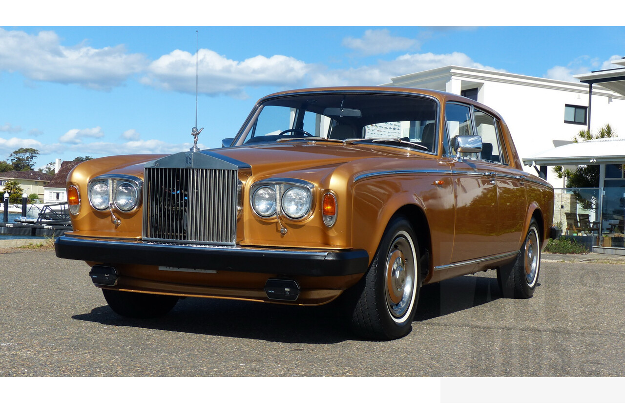 2/1979 Rolls-Royce Silver Shadow II 4d Saloon Gold 6.8L V8