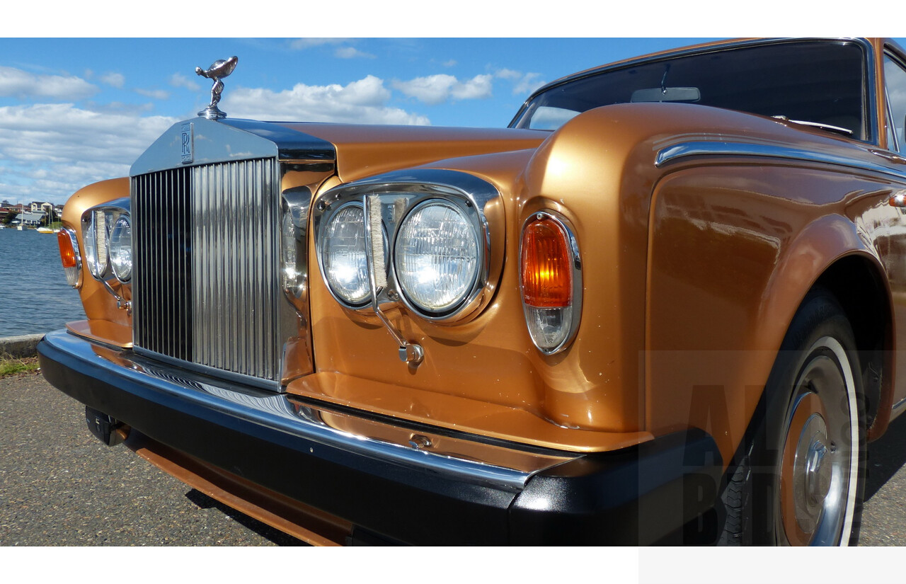 2/1979 Rolls-Royce Silver Shadow II 4d Saloon Gold 6.8L V8