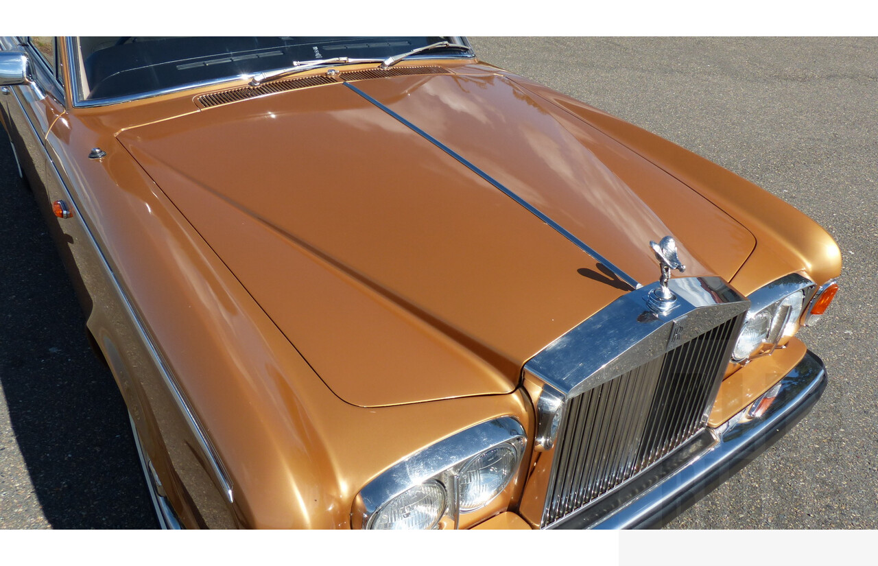 2/1979 Rolls-Royce Silver Shadow II 4d Saloon Gold 6.8L V8