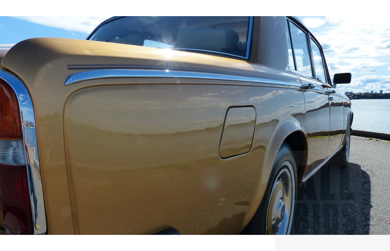 2/1979 Rolls-Royce Silver Shadow II 4d Saloon Gold 6.8L V8