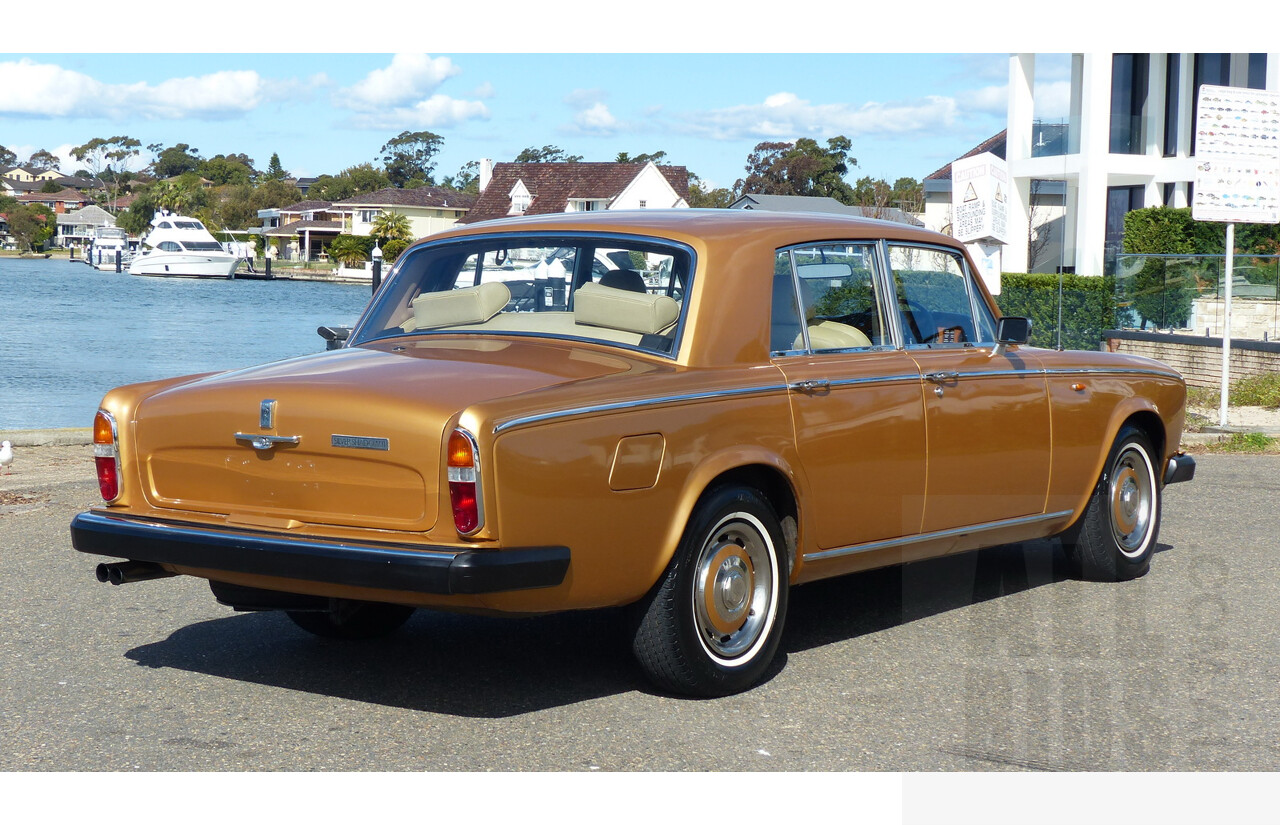 2/1979 Rolls-Royce Silver Shadow II 4d Saloon Gold 6.8L V8