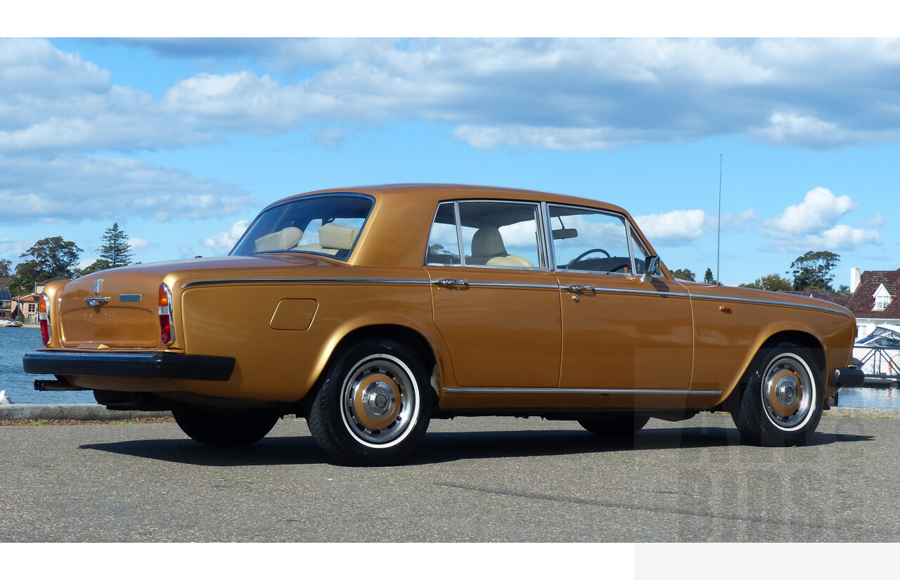 2/1979 Rolls-Royce Silver Shadow II 4d Saloon Gold 6.8L V8