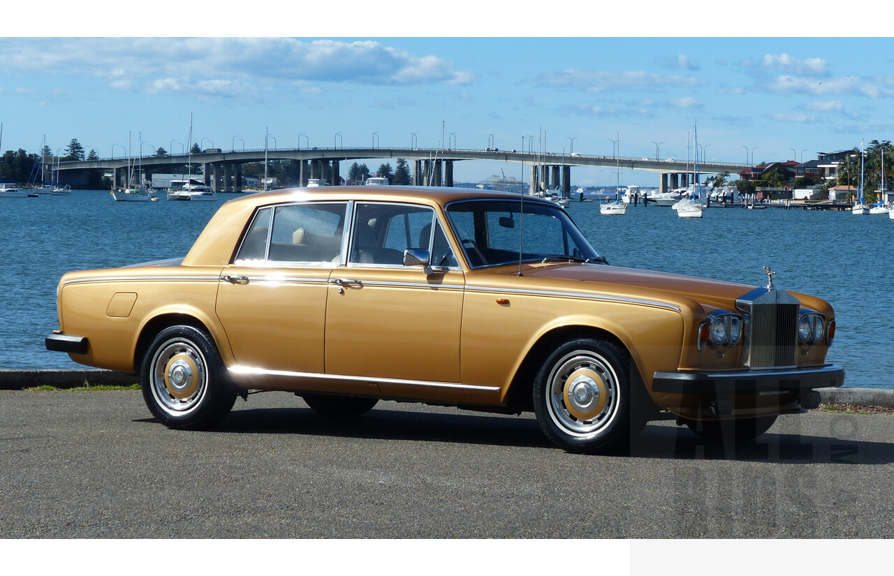 2/1979 Rolls-Royce Silver Shadow II 4d Saloon Gold 6.8L V8