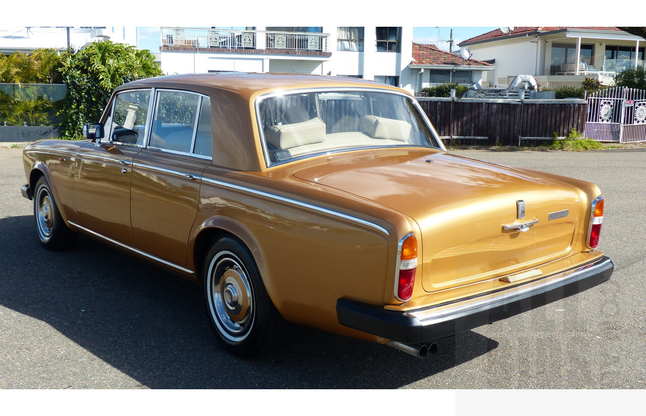 2/1979 Rolls-Royce Silver Shadow II 4d Saloon Gold 6.8L V8