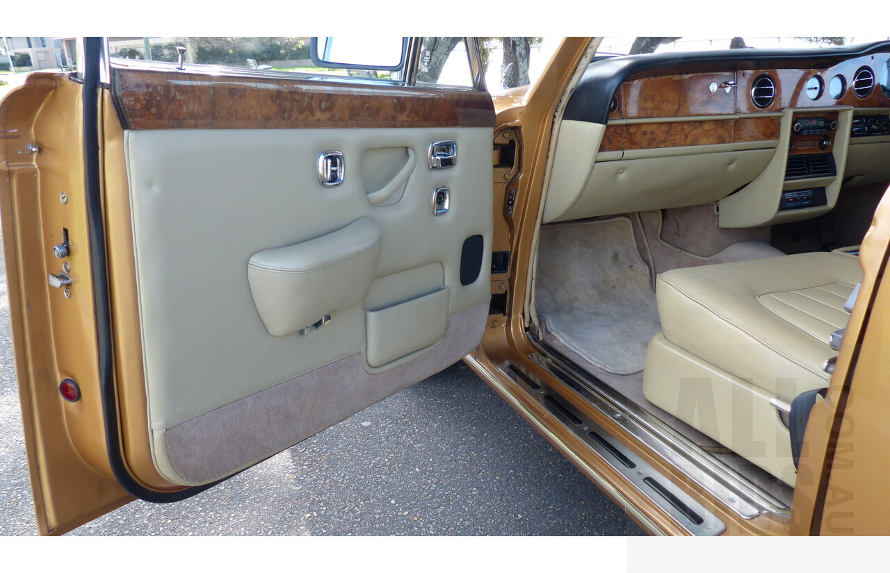 2/1979 Rolls-Royce Silver Shadow II 4d Saloon Gold 6.8L V8