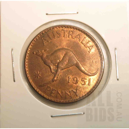 Australian Penny - 1951 PL