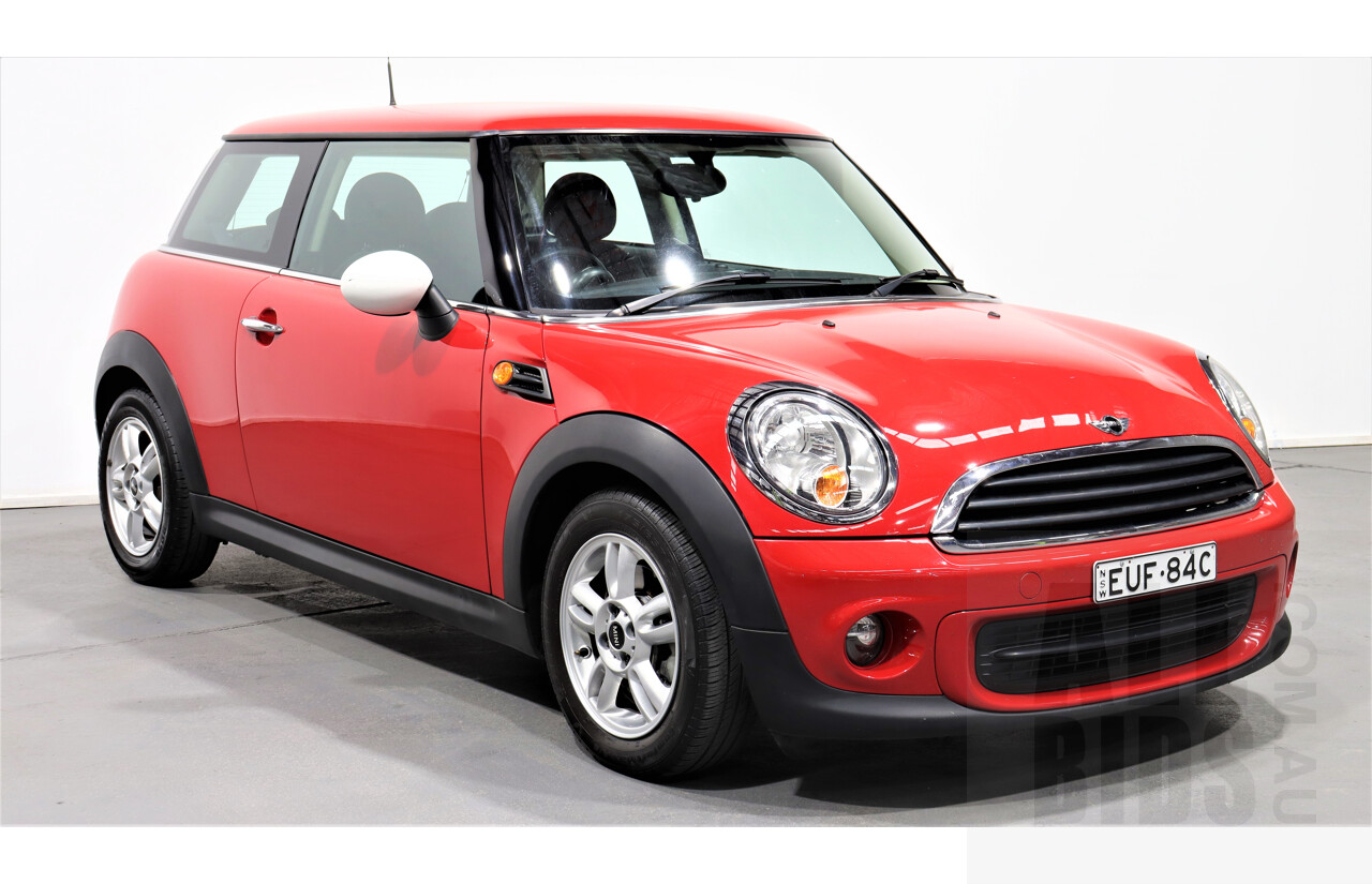 8/2012 Mini Cooper  R56 MY12 2d Hatchback Red 1.6L