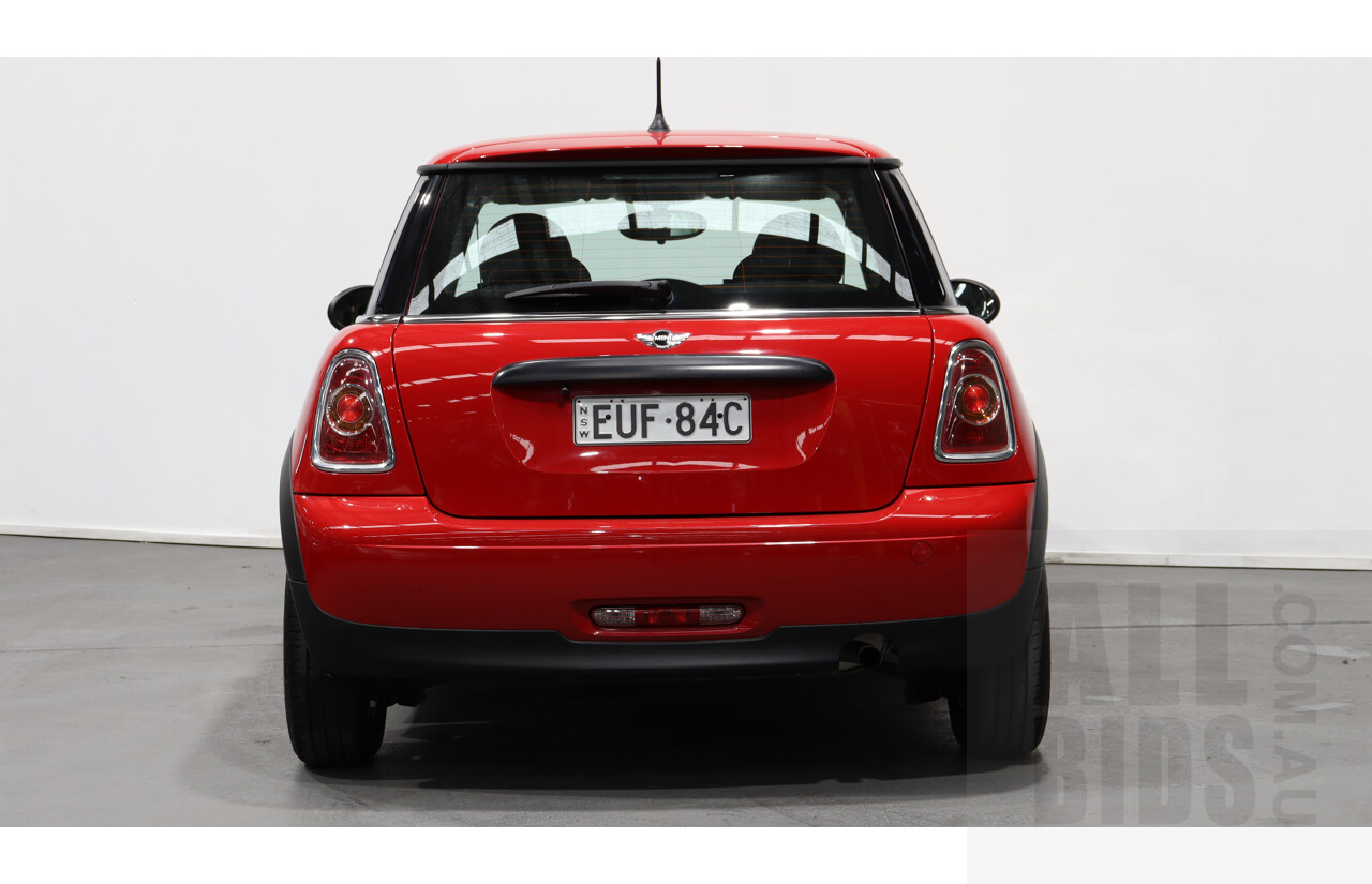 8/2012 Mini Cooper  R56 MY12 2d Hatchback Red 1.6L