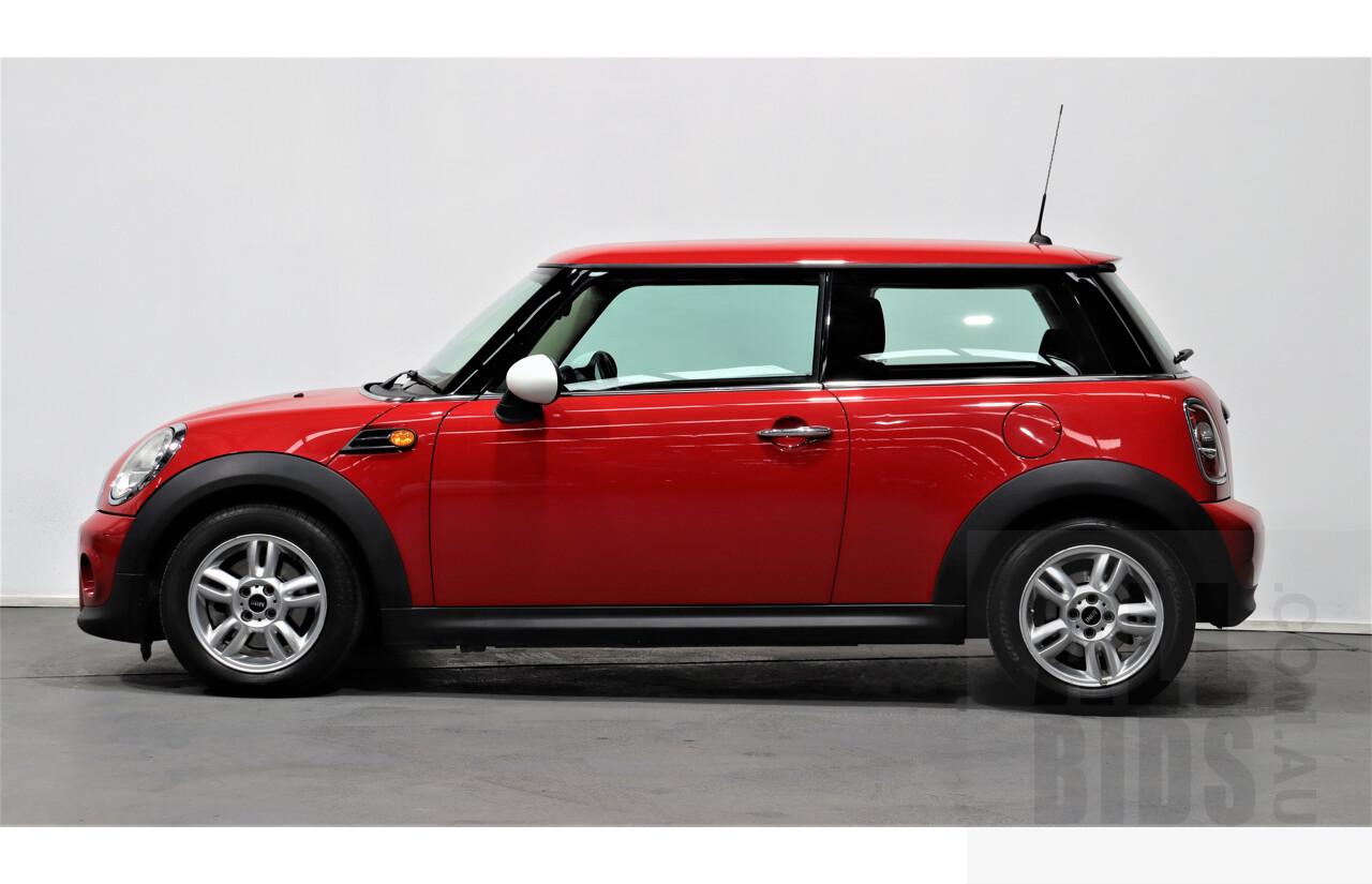 8/2012 Mini Cooper  R56 MY12 2d Hatchback Red 1.6L