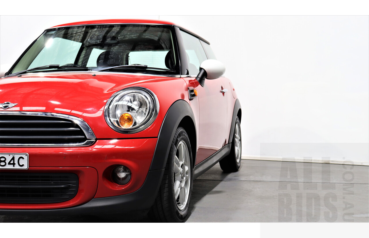 8/2012 Mini Cooper  R56 MY12 2d Hatchback Red 1.6L