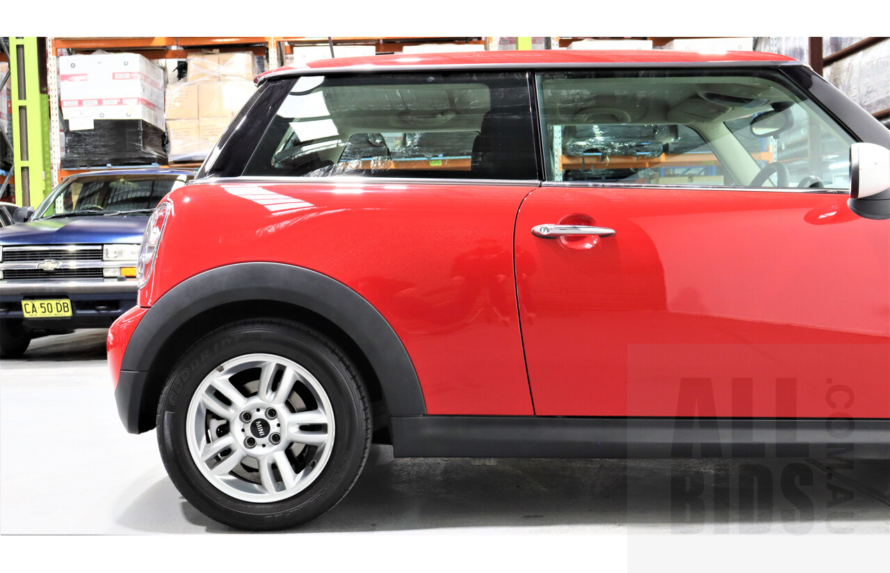 8/2012 Mini Cooper  R56 MY12 2d Hatchback Red 1.6L