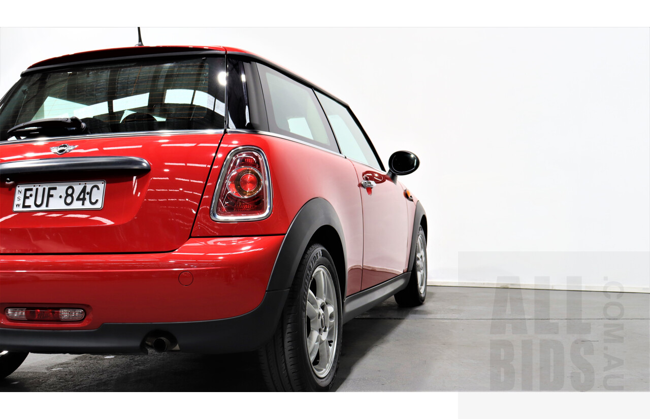 8/2012 Mini Cooper  R56 MY12 2d Hatchback Red 1.6L