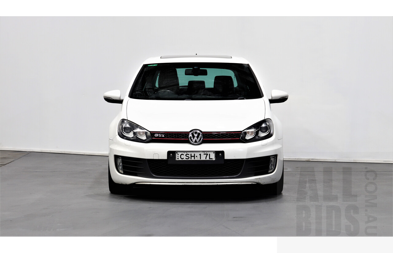 7/2010 Volkswagen Golf GTi 1K MY10 5d Hatchback White 2.0L Turbo