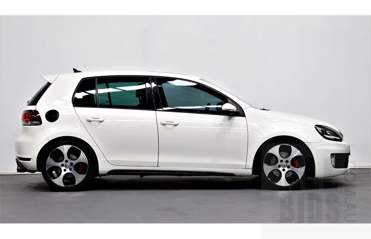 7/2010 Volkswagen Golf GTi 1K MY10 5d Hatchback White 2.0L Turbo