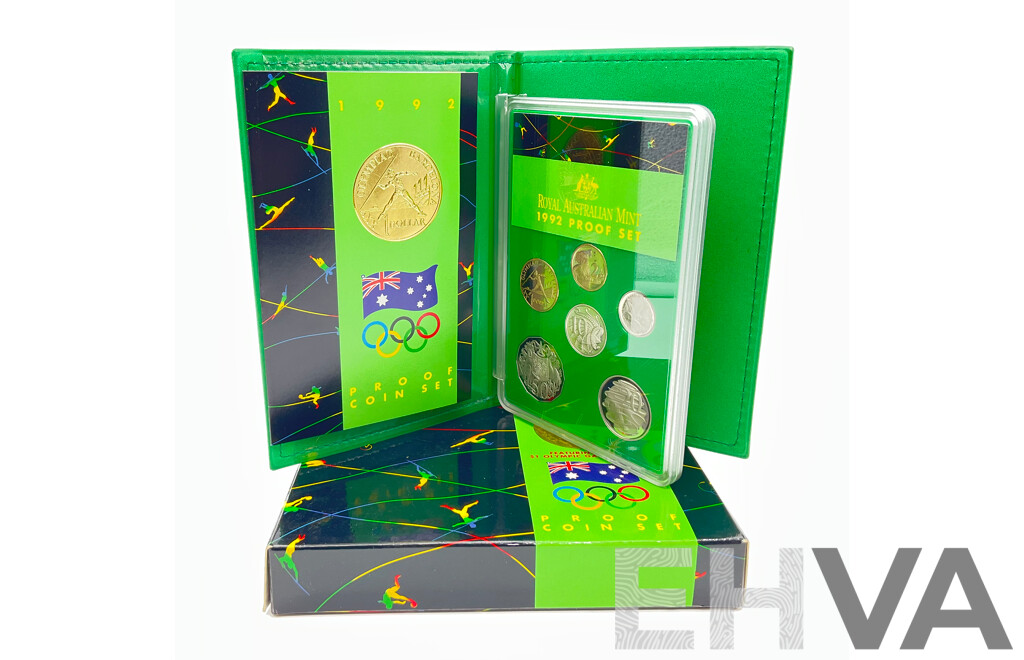 Australian 1992 RAM Proof Coin Set, XXV Olympiad Barcelona