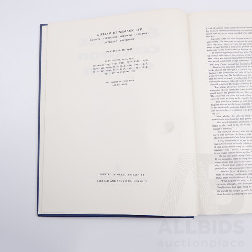Esquire Cartoon Album, William Heinemann LTD, 1958, Hardcover