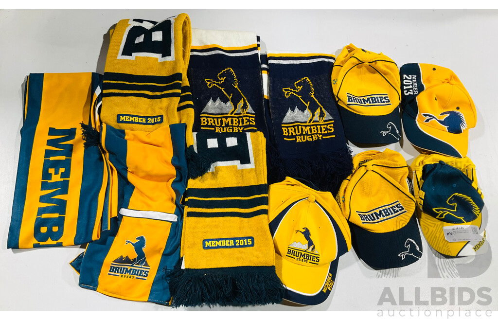 Retro Brumbies Rugby Memorabilia From 2012-2015