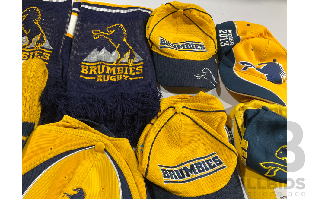 Retro Brumbies Rugby Memorabilia From 2012-2015