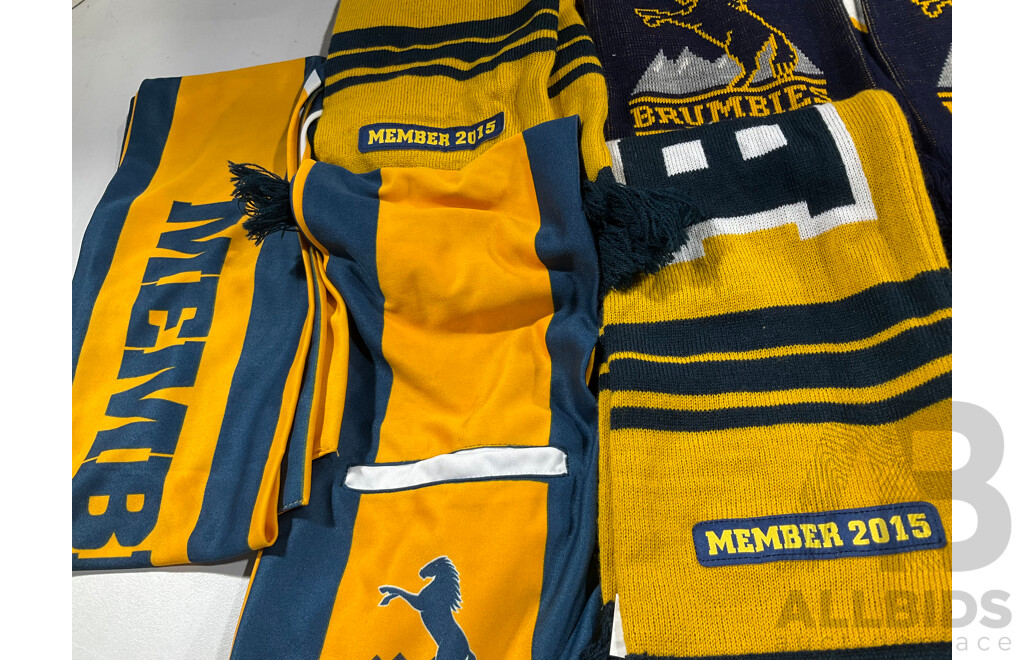 Retro Brumbies Rugby Memorabilia From 2012-2015