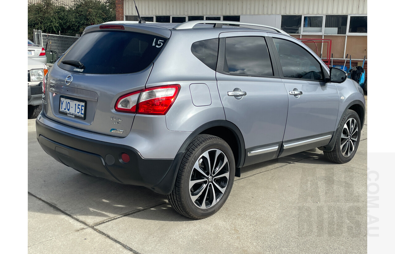 6/2013 Nissan Dualis +2 Ti-L (4x4) J10 MY13 4d Wagon Grey 2.0L