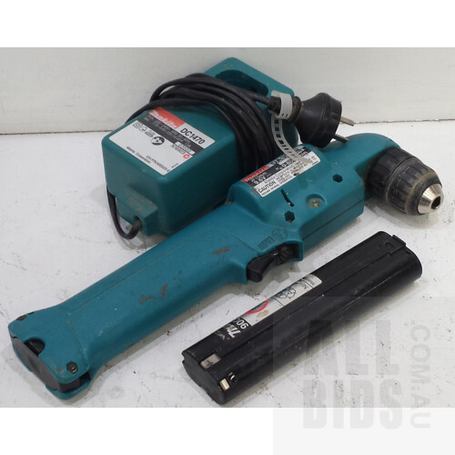 Makita 9.6 Volt NiCd Cordless Right Angle Drill