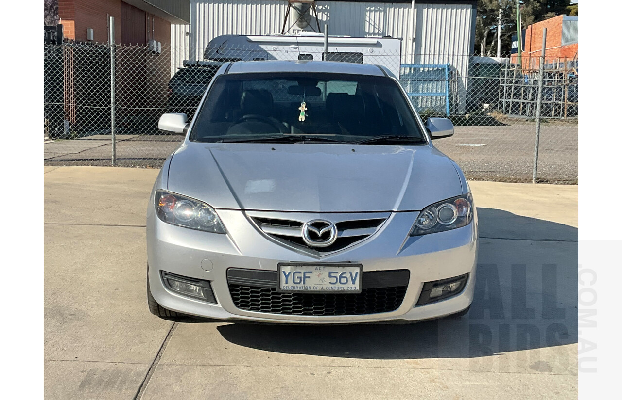 9/2008 Mazda Mazda3 SP23 BK 4d Sedan Silver 2.3L