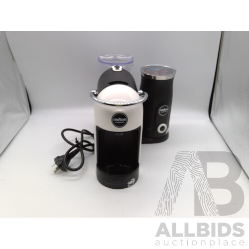 LAVAZZA (LM700) a Modo Mio Capsule Coffee Machine With Milk Frother (White) (USED) - ORP $249.00