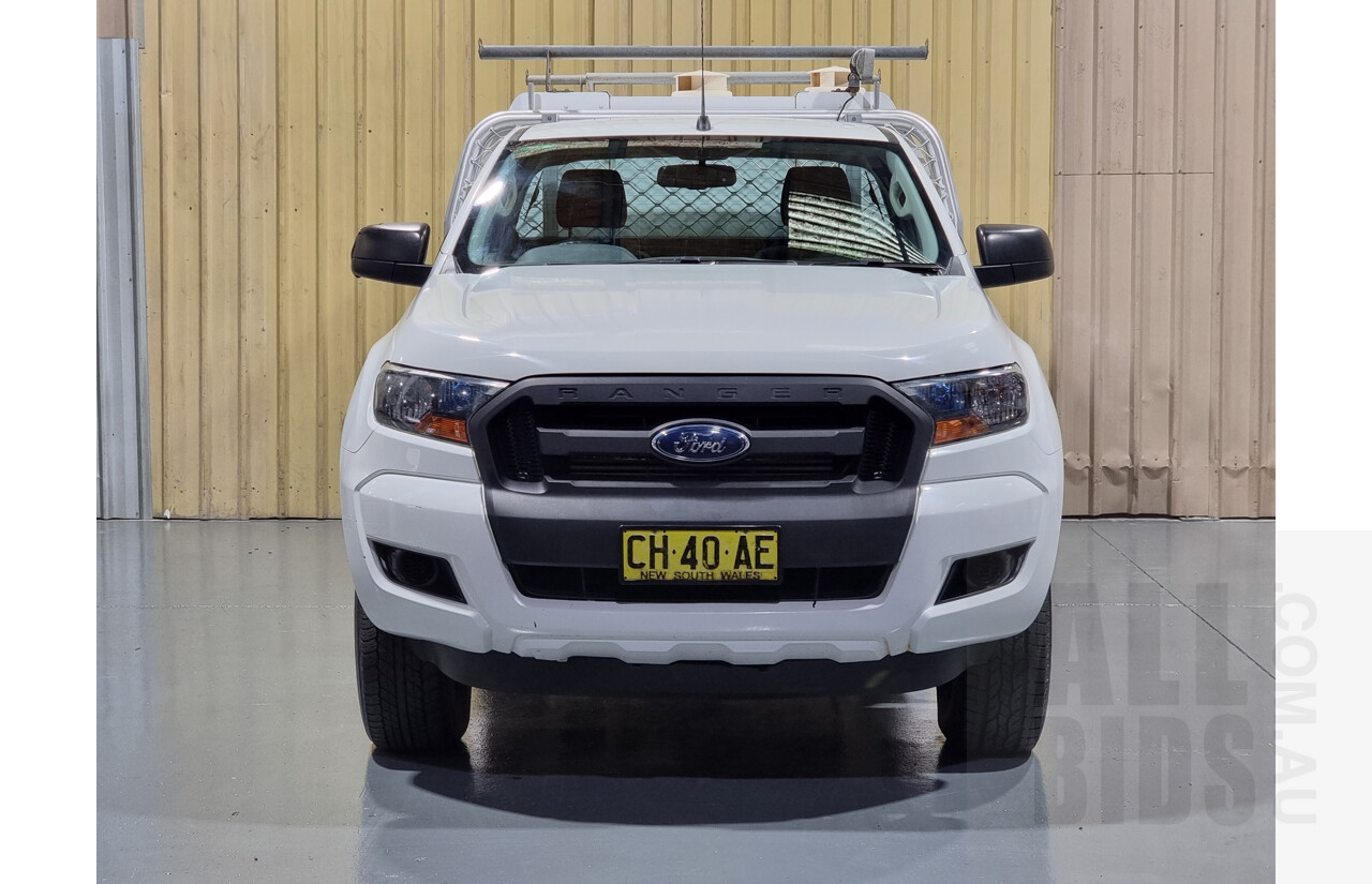 4/2016 Ford Ranger XL 2.2 Hi-Rider (4x2) PX MKII C/Chas White 2.2L Turbo Diesel