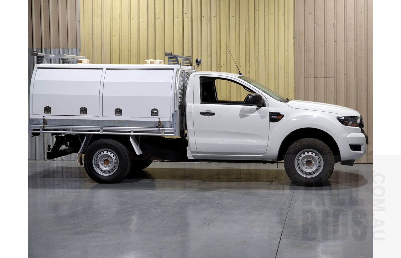 4/2016 Ford Ranger XL 2.2 Hi-Rider (4x2) PX MKII C/Chas White 2.2L Turbo Diesel