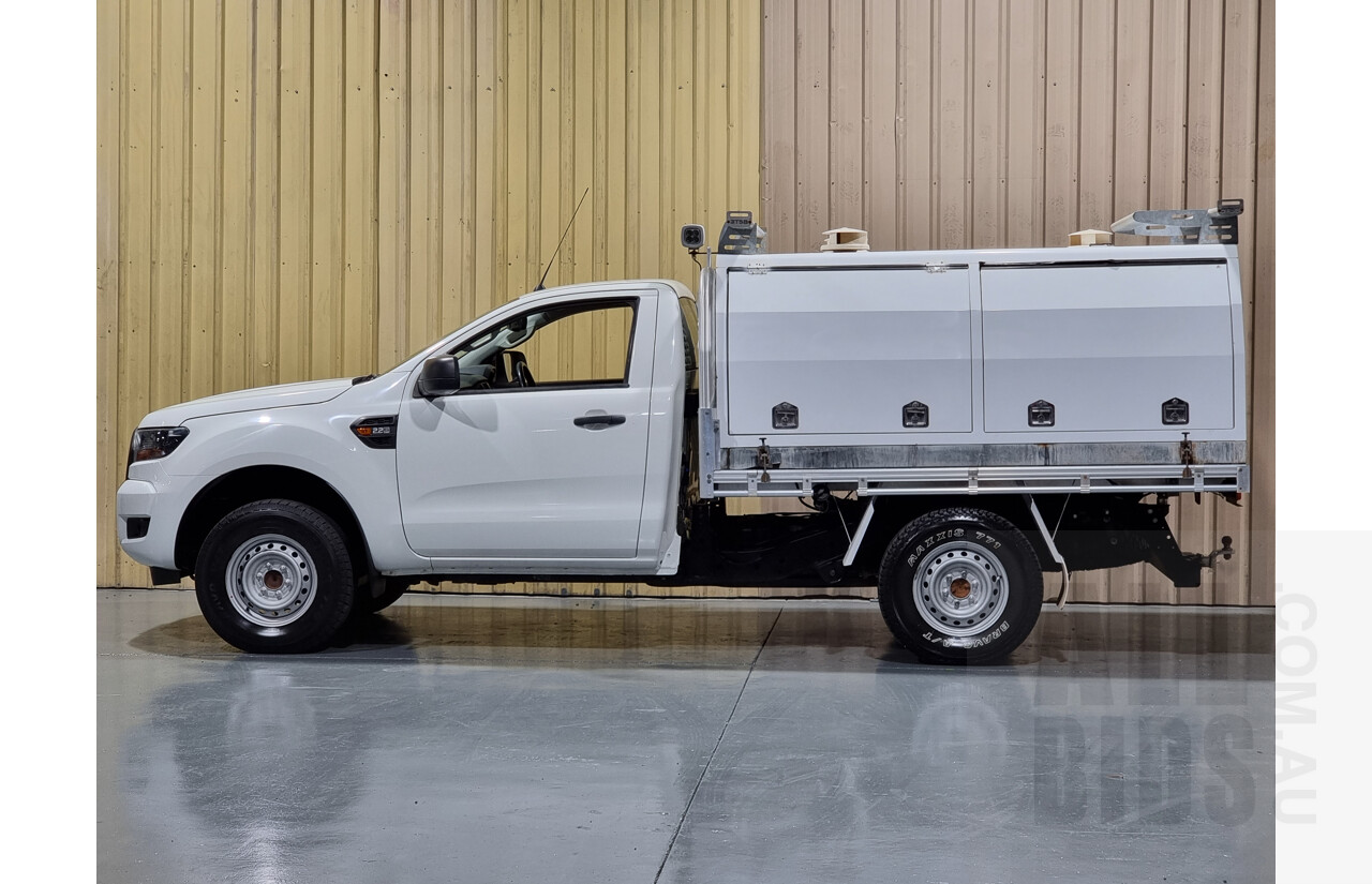 4/2016 Ford Ranger XL 2.2 Hi-Rider (4x2) PX MKII C/Chas White 2.2L Turbo Diesel