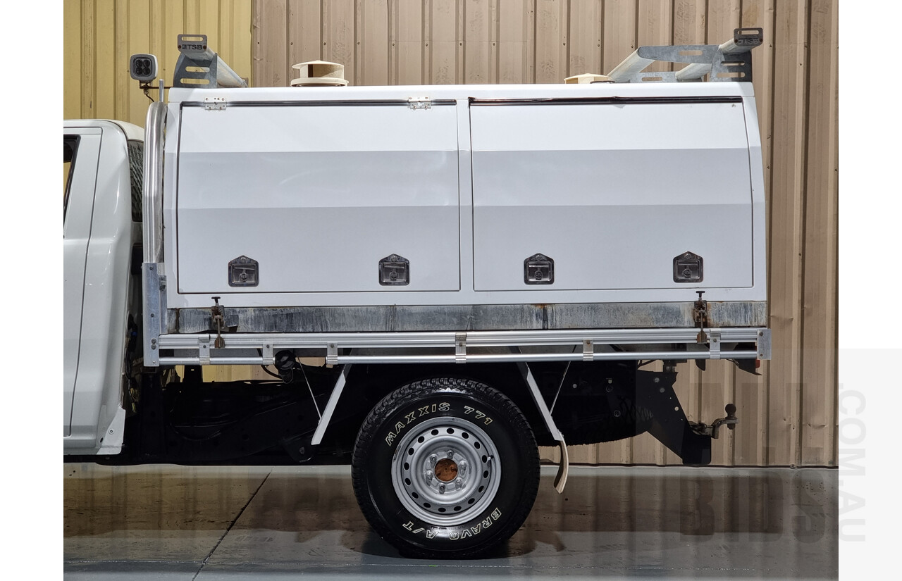 4/2016 Ford Ranger XL 2.2 Hi-Rider (4x2) PX MKII C/Chas White 2.2L Turbo Diesel