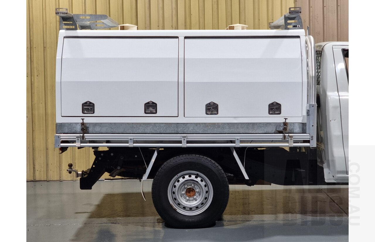 4/2016 Ford Ranger XL 2.2 Hi-Rider (4x2) PX MKII C/Chas White 2.2L Turbo Diesel