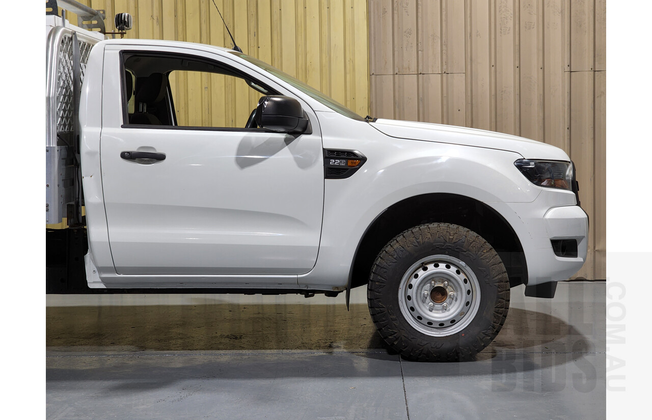 4/2016 Ford Ranger XL 2.2 Hi-Rider (4x2) PX MKII C/Chas White 2.2L Turbo Diesel