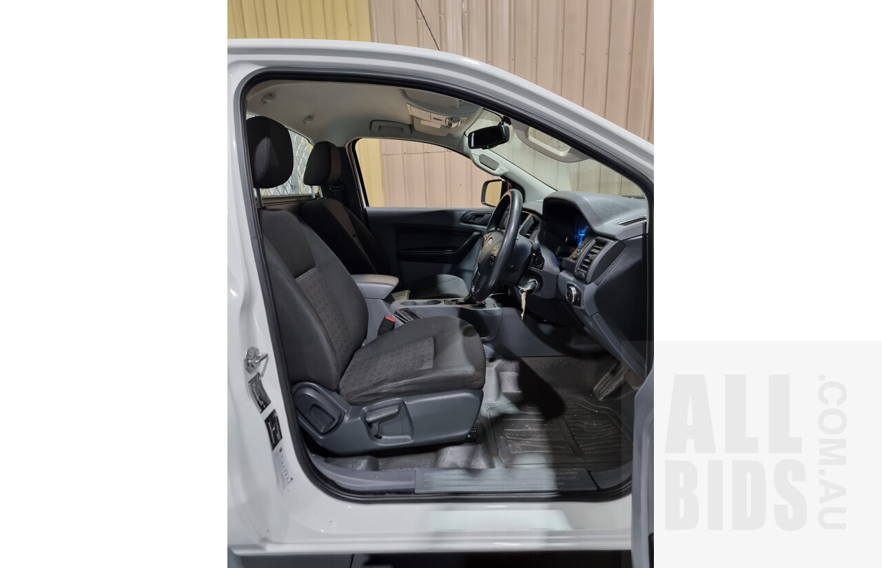 4/2016 Ford Ranger XL 2.2 Hi-Rider (4x2) PX MKII C/Chas White 2.2L Turbo Diesel