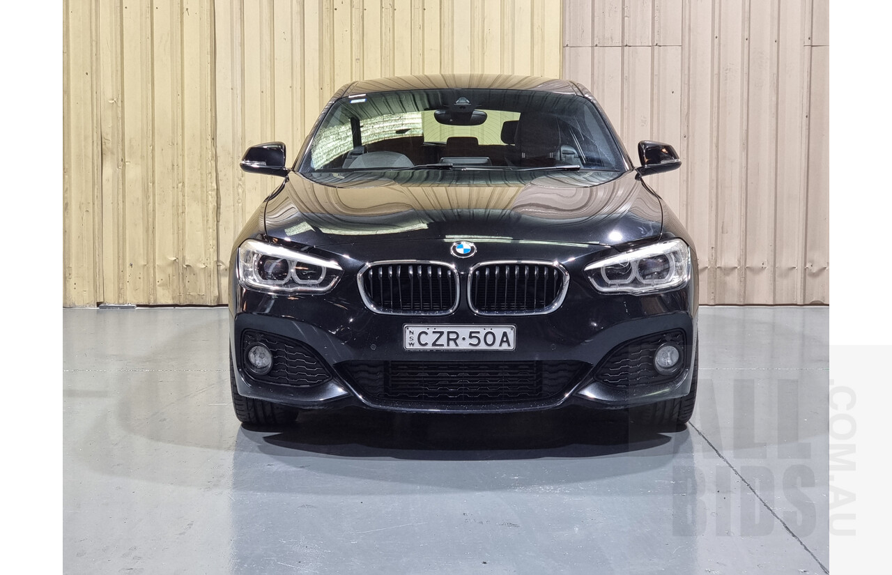 7/2015 Bmw 125i M-Sport F20 LCI MY15 5d Hatchback Black 2.0L Turbo