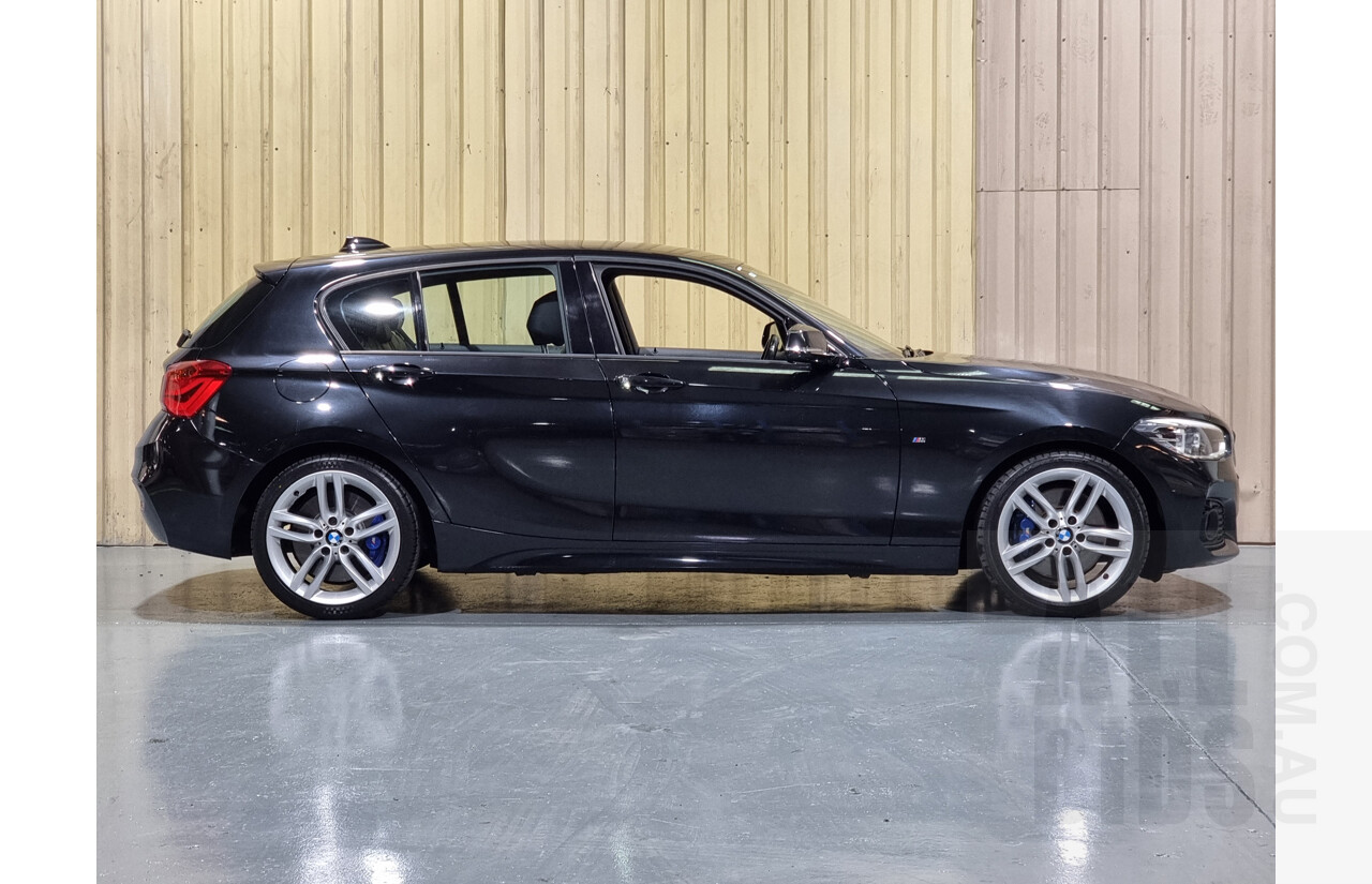 7/2015 Bmw 125i M-Sport F20 LCI MY15 5d Hatchback Black 2.0L Turbo