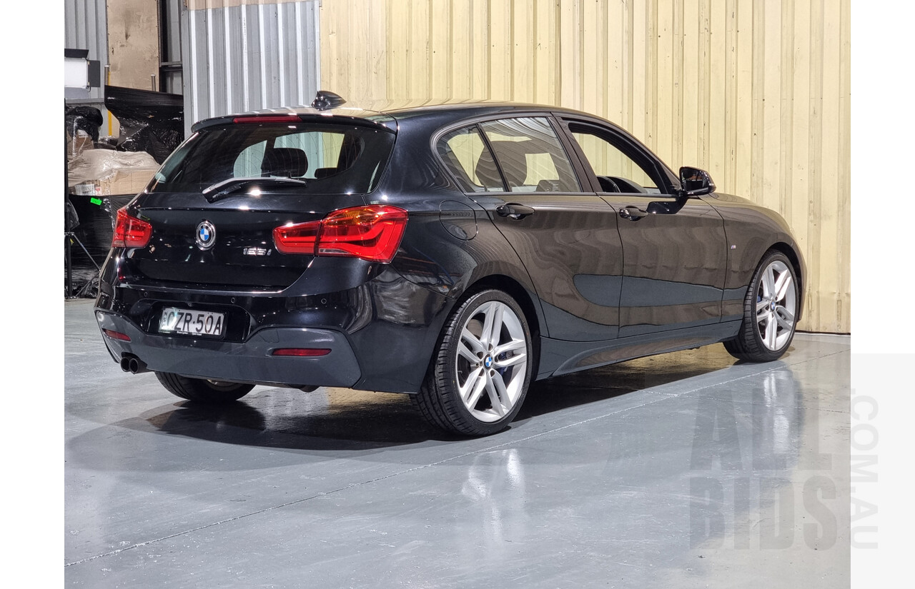 7/2015 Bmw 125i M-Sport F20 LCI MY15 5d Hatchback Black 2.0L Turbo