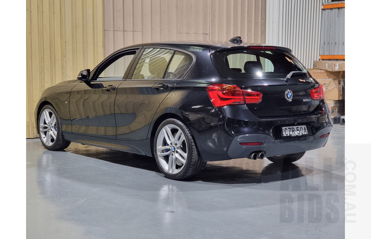 7/2015 Bmw 125i M-Sport F20 LCI MY15 5d Hatchback Black 2.0L Turbo