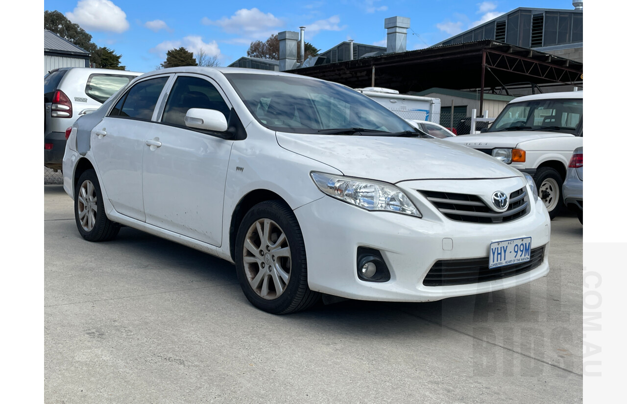 4/2012 Toyota Corolla Ascent Sport - Lot 1379604 | CARBIDS