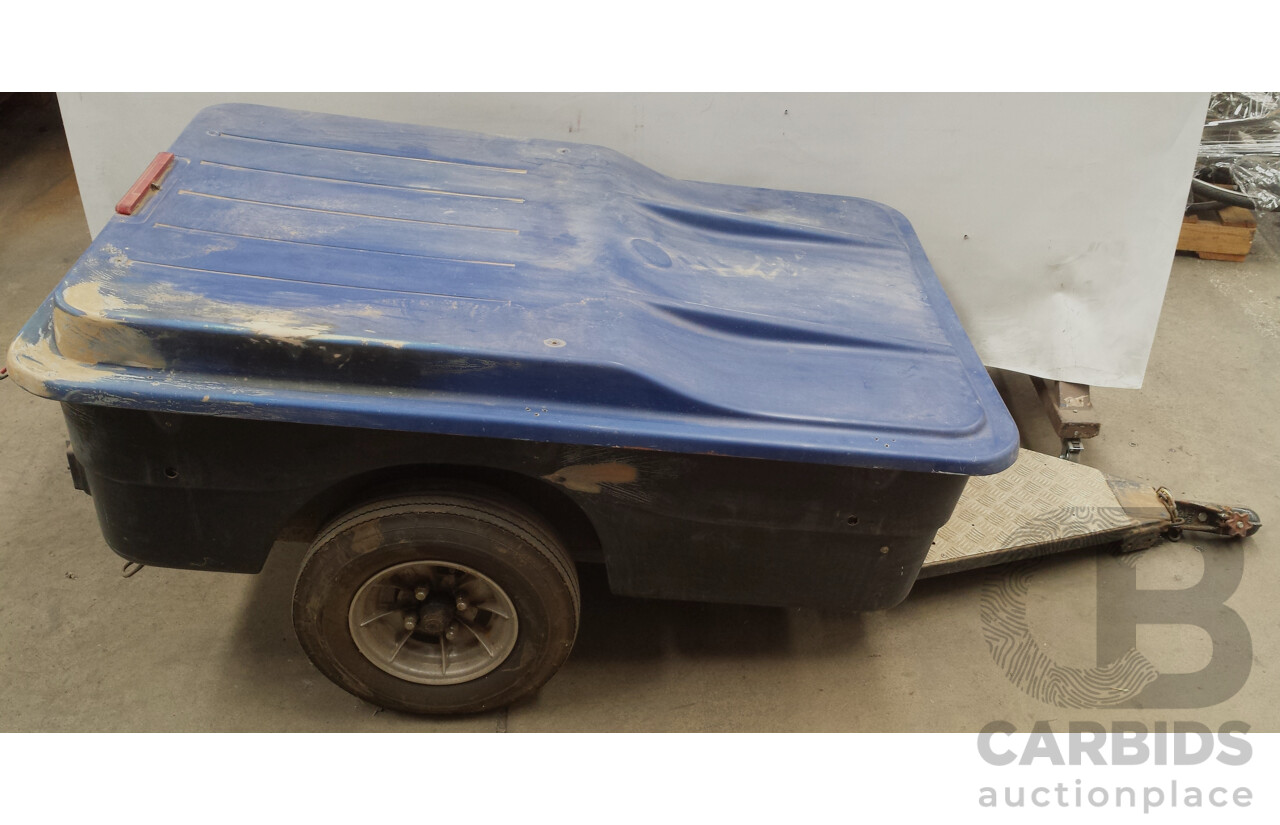1998 Classic Motorcycle Fibreglass Motorbike Trailer