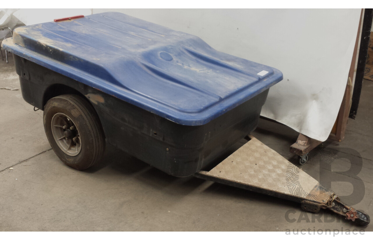 1998 Classic Motorcycle Fibreglass Motorbike Trailer
