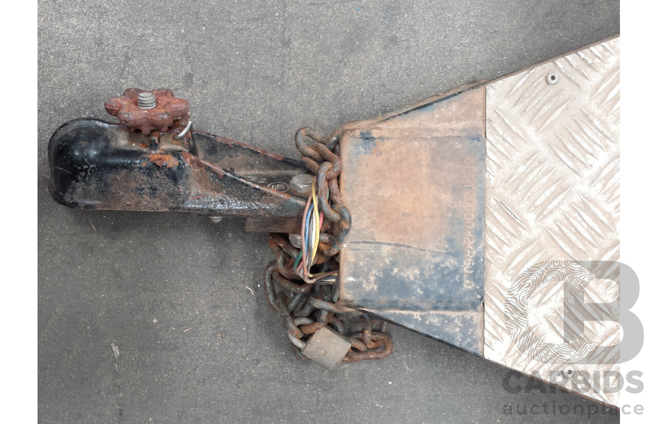 1998 Classic Motorcycle Fibreglass Motorbike Trailer