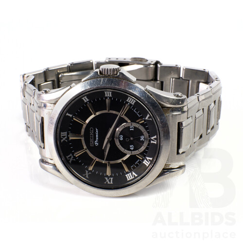 Gents Seiko Premier Wrist Watch, Model  6G28-00M0
