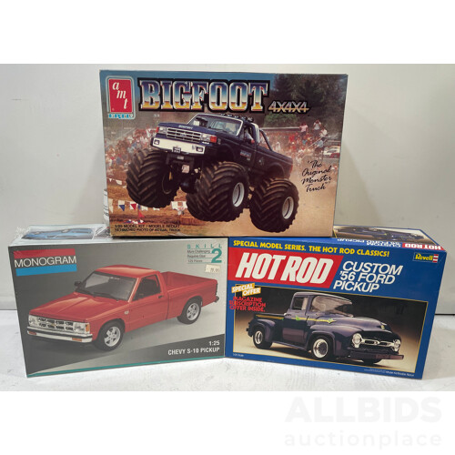 America Pickup Truck Model Kits - Lot of 3 Brand New