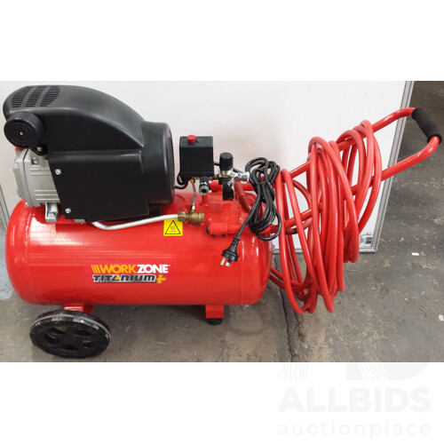 Workzone Titanium+ 2.5HP Electric Air Compressor