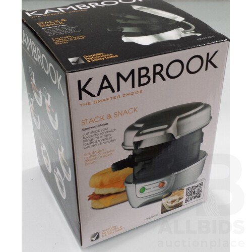 Kambrook Stack & Snack Sandwich Maker - Brand New